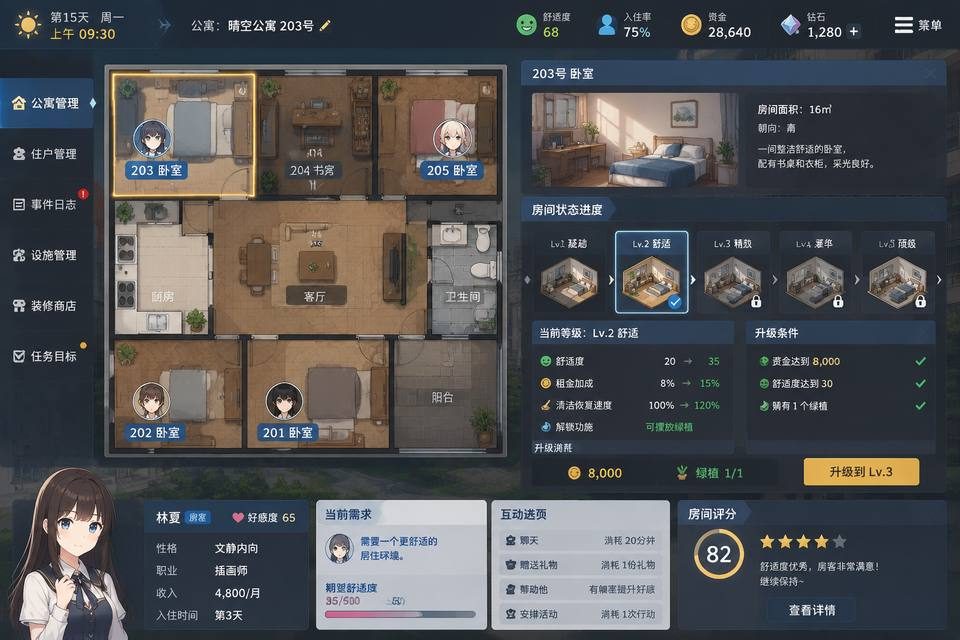 ROOM 角色路线 场景图 5
